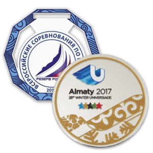 Медали с объемной прямой печатью