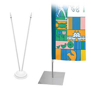 Флагштоки, древки, стойки